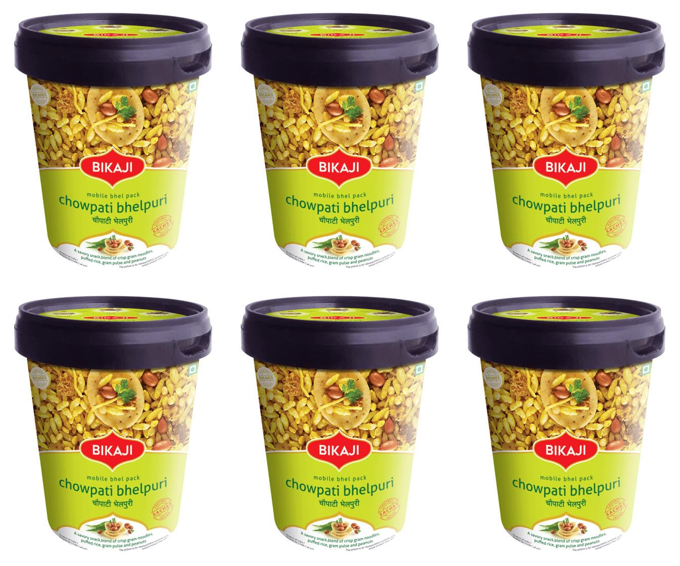 BIKAJI Special- Chowpati Bhelpuri (Mobile Pack) | 110g (Pack of 6) Value Pack (B0CWR7SXY8) Amazon Price History, Amazon Price Tracker