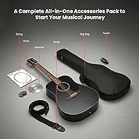 Vista 2 de Conjuntos de guitarras acústicas Fender CD-60.