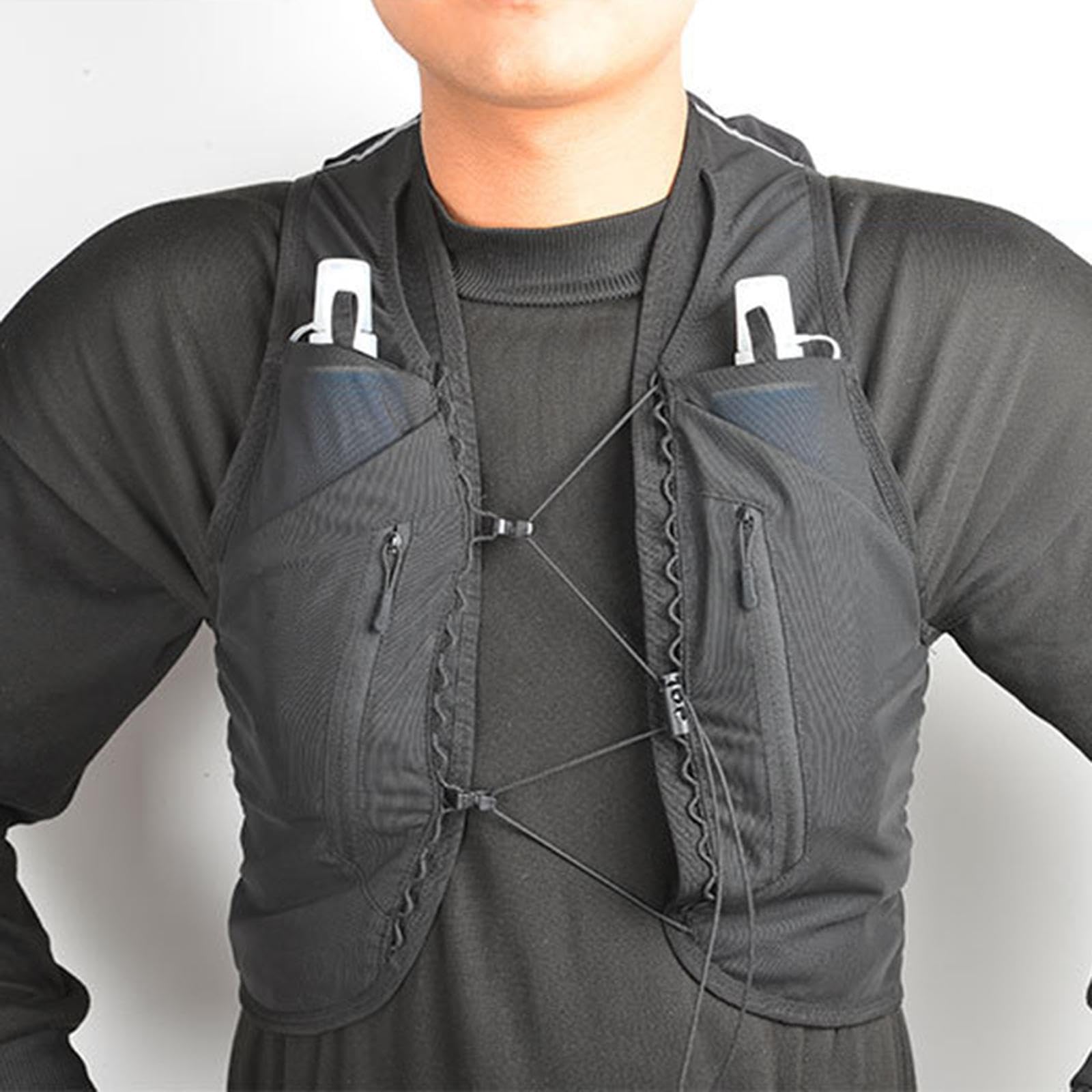 Gilet d'hydratation, Sac d'eau pour Hommes et Femmes, Pochette d'escalade à vélo