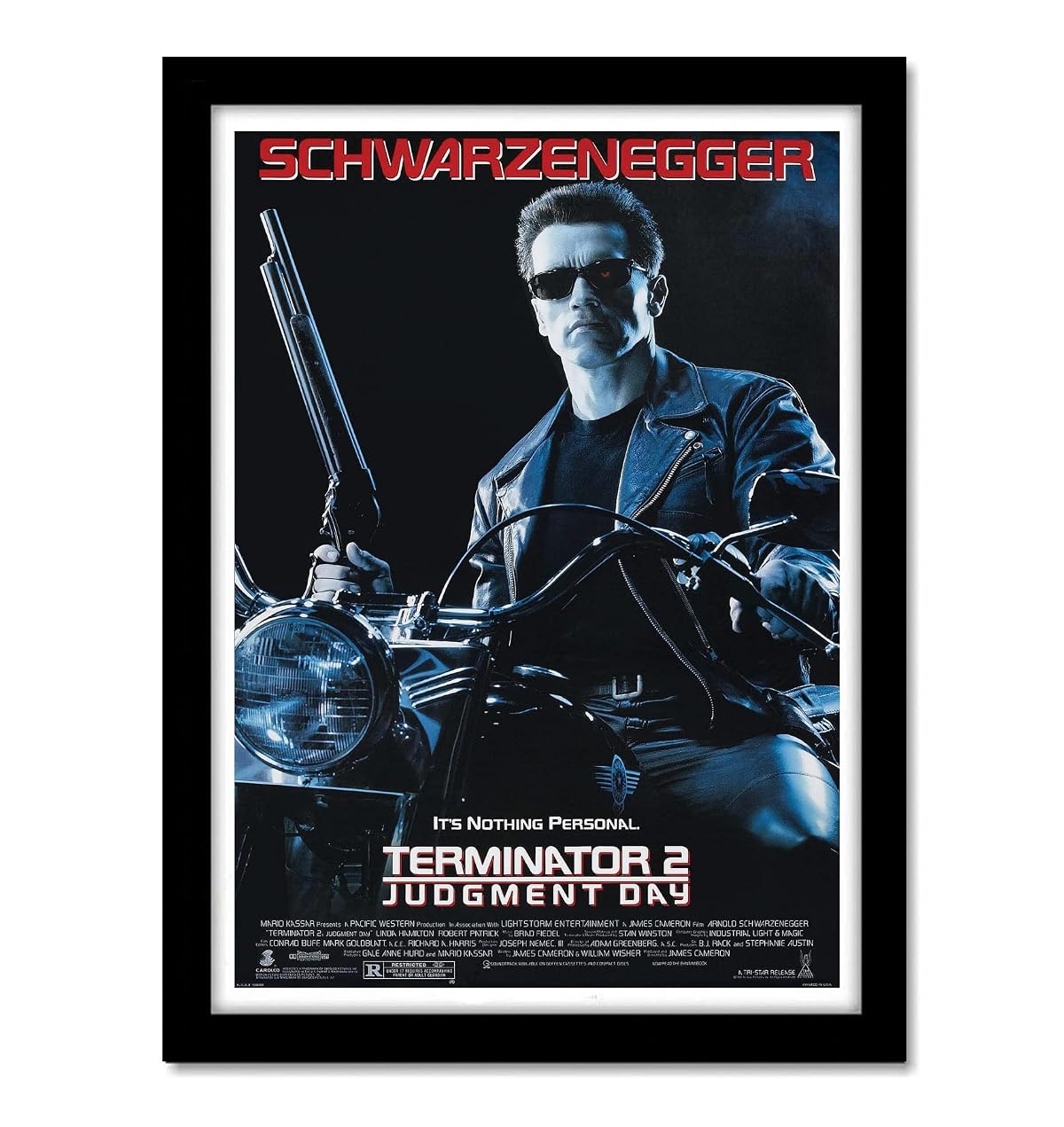 GRAY WALL - Hollywood Posters Terminator Movie Framed Poster For Room & Office
