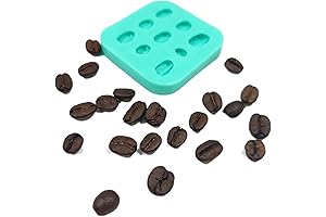 Coffee Bean Silicone Wax Mold for Candle/Soap Making - NC004