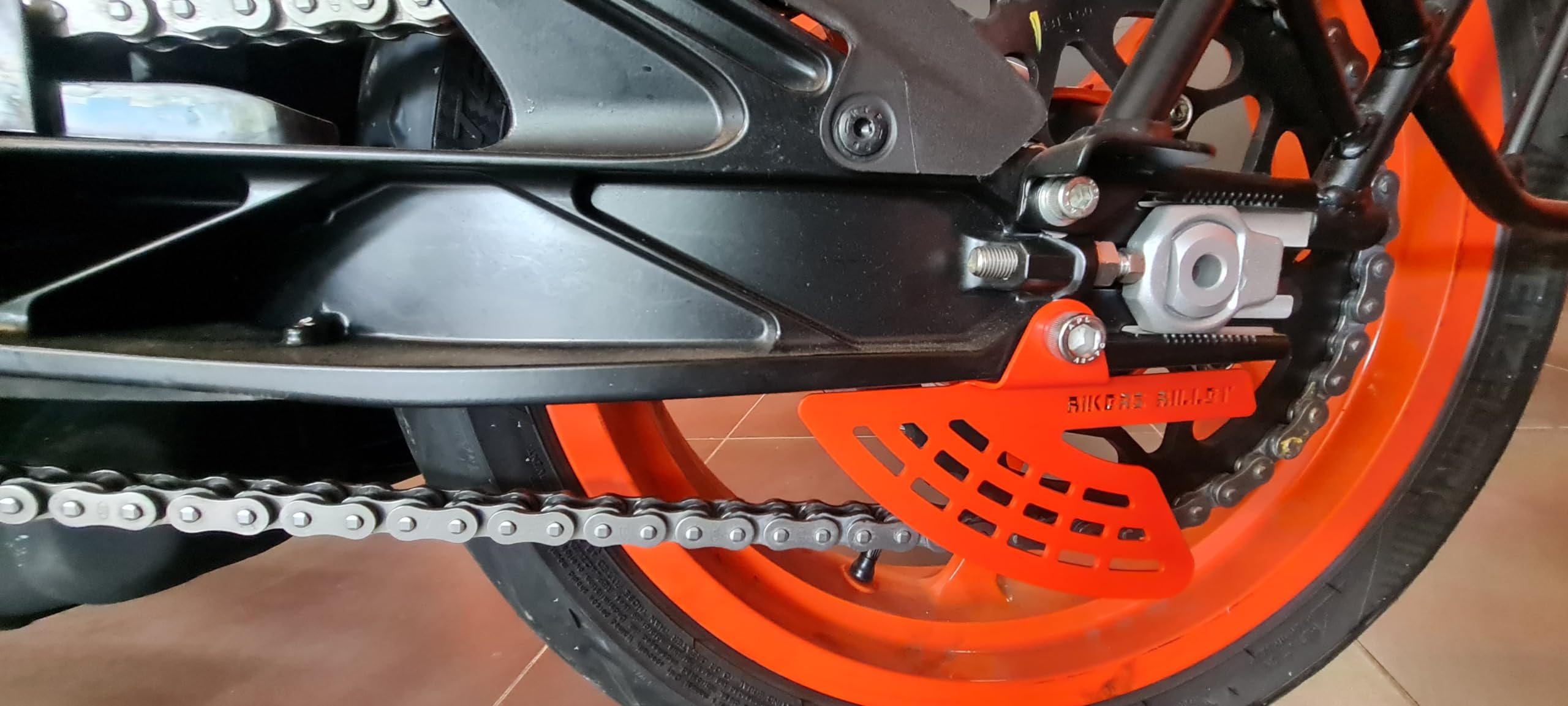 BikersBillet KTM Duke23-24Model 250/390 Toe Guard Version 3.0 (ORANGE)-image-33