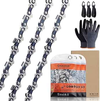 Amazon.com: Savior 3Pack S45 12 Inch Chainsaw Chain 3/8