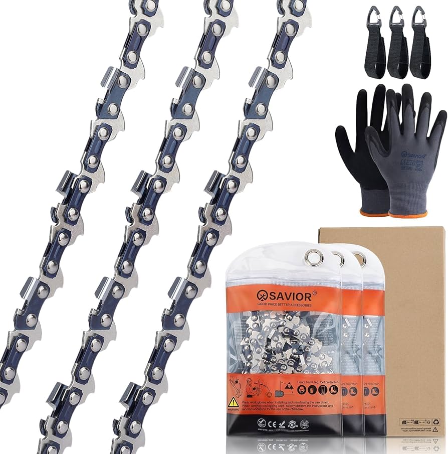 Amazon.com: Savior 3Pack S45 12 Inch Chainsaw Chain 3/8
