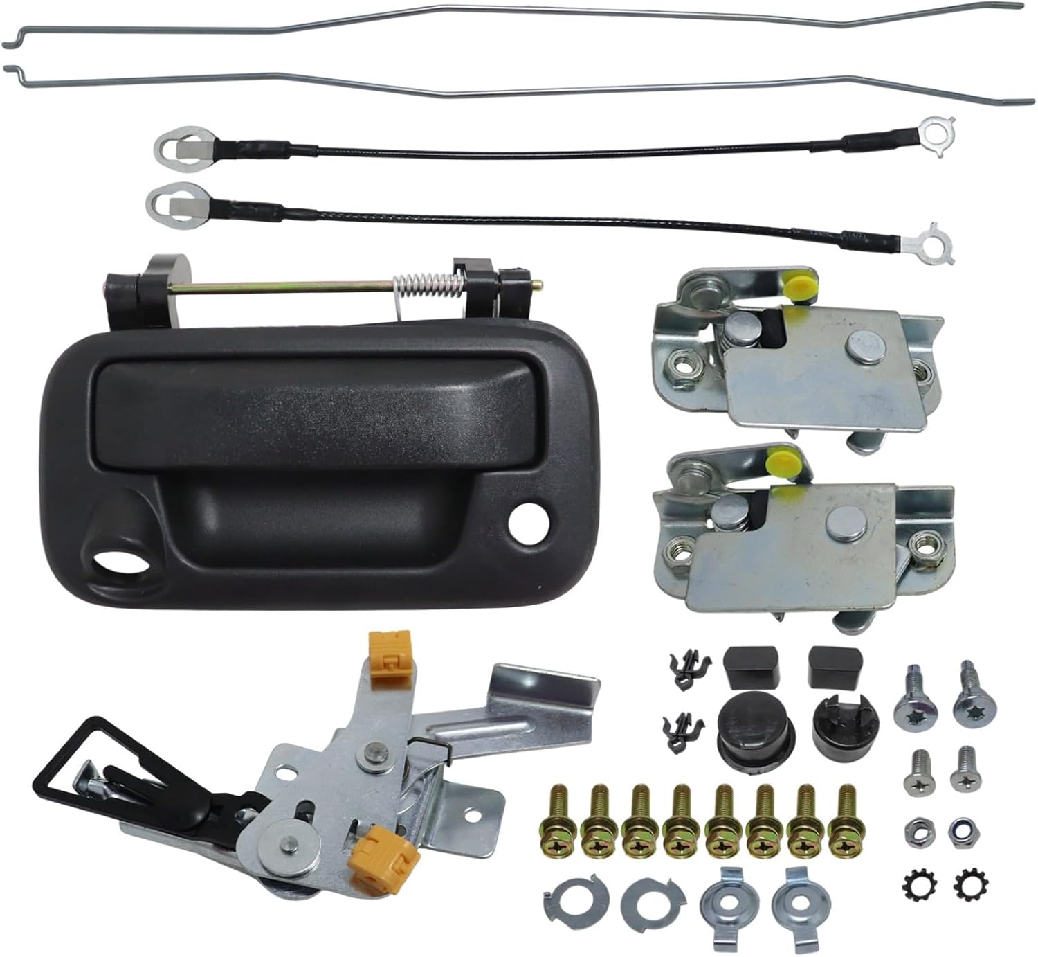 XQSMWF Tailgate Hardware Kit with Keyhole Compatible with Ford F-150 2009-2014 with Cable & Rod #8L3Z9943400AC 2L3Z9943150AA 3L3Z9943150AA 5L3Z9943150A
