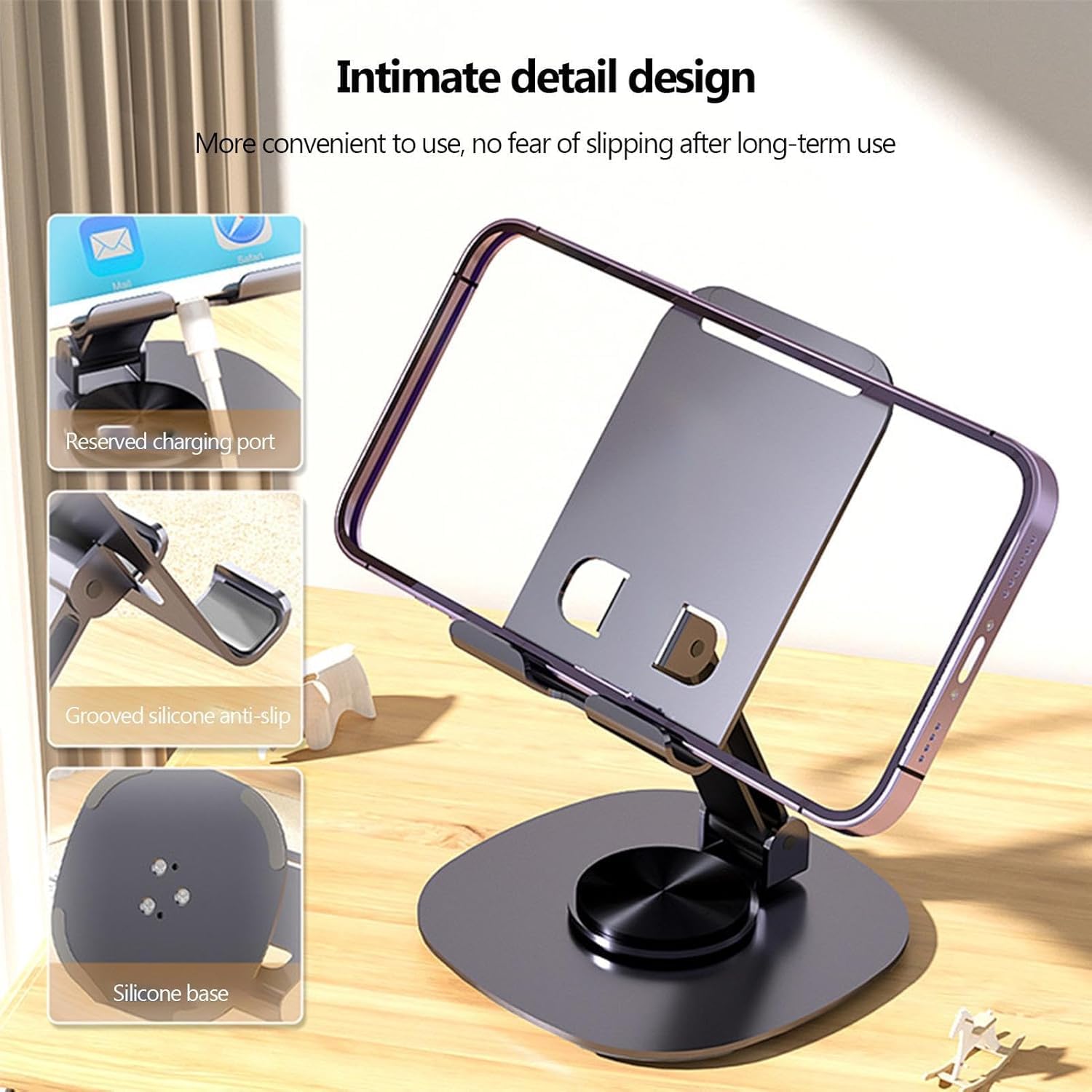 Supporto cellulare - Supporto per telefono da tavolo, supporto per telefono regolabile...COOPER 360° Stand - Supporto Telefono Scrivania et : Supporto Cellulare Da : Supporto Cellulare
