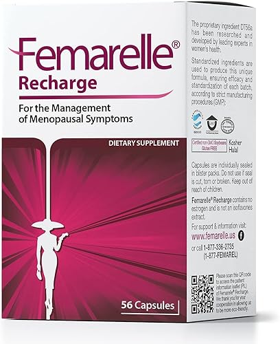 Miniatura 6 de Femarelle Recarga - Suplementos naturales no hormonales para la menopausia para mujeres -1 mes de suministro