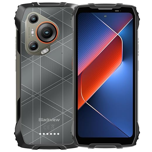 Blackview BL7000 Outdoor Smartphone, 6,78 Zoll FHD+ 120Hz Display, 8GB+256GB, 7500mAh Akku, IP68/IP69K, 50MP Kamera, 5G Dual SIM (Schwarz)
