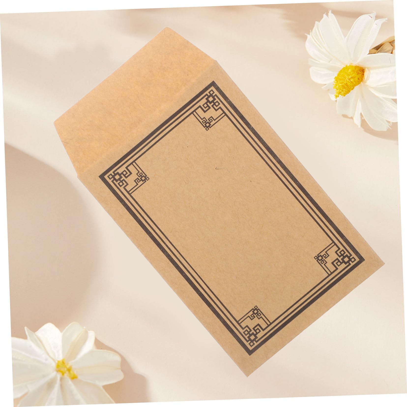 Mini Enveloppes Auto-adhésives Lot de 50 Papier Kraft Kaki pour Pièces de Monnaie
