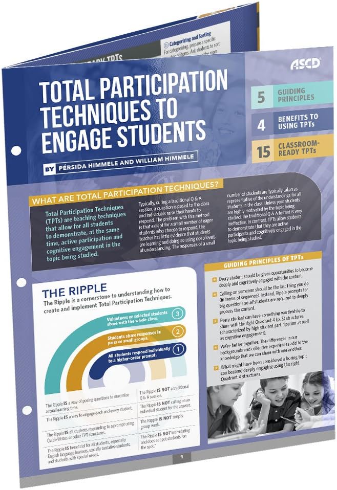 Total Participation Techniques to Engage Students (Quick Reference Guide)