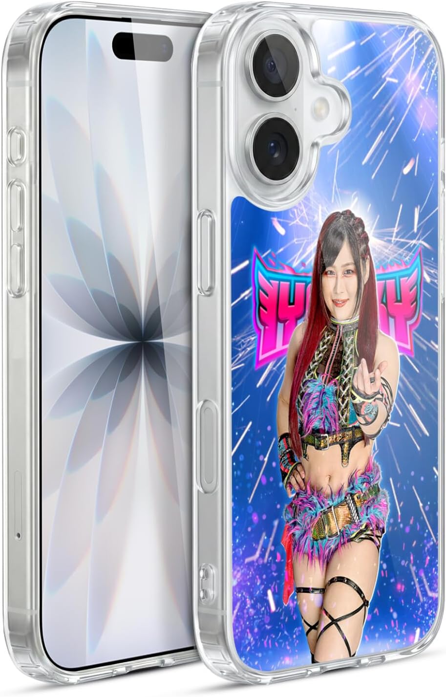 Head Case Designs Officially Licensed WWE Portrait Iyo Sky Gel Case [Military Grade Protection] Compatible with Apple iPhone 17 Pro