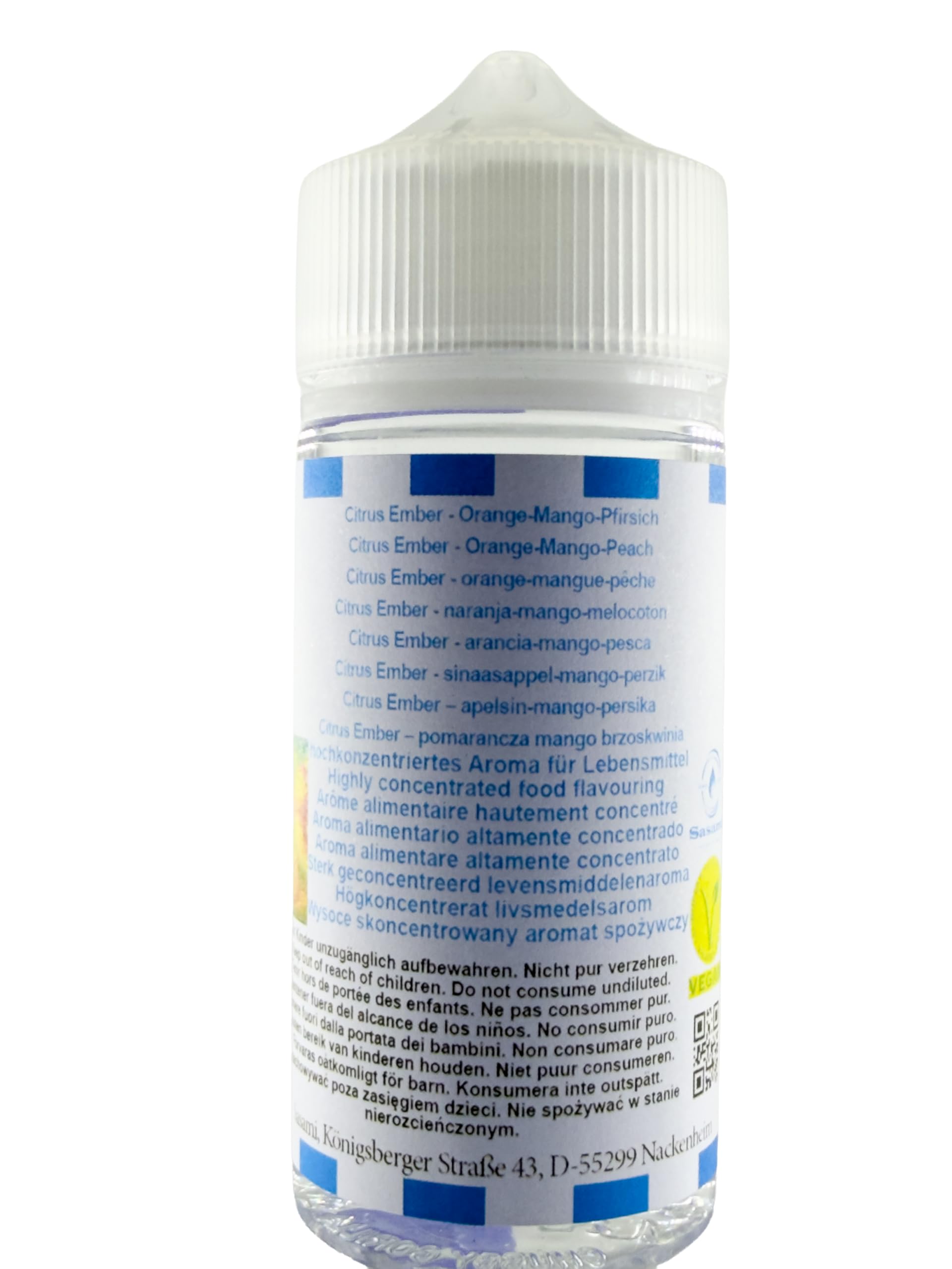 Citrus Ember – pomarańcza mango brzoskwinia aromat koncentrat – Wegański – Sasami – 100ml