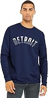Vista 55 de Daxton Sudadera con capucha y sudadera con capucha de dos tonos populares de Estados Unidos para adultos, unisex, ajuste cómodo 2-Detroit Navy Blanco