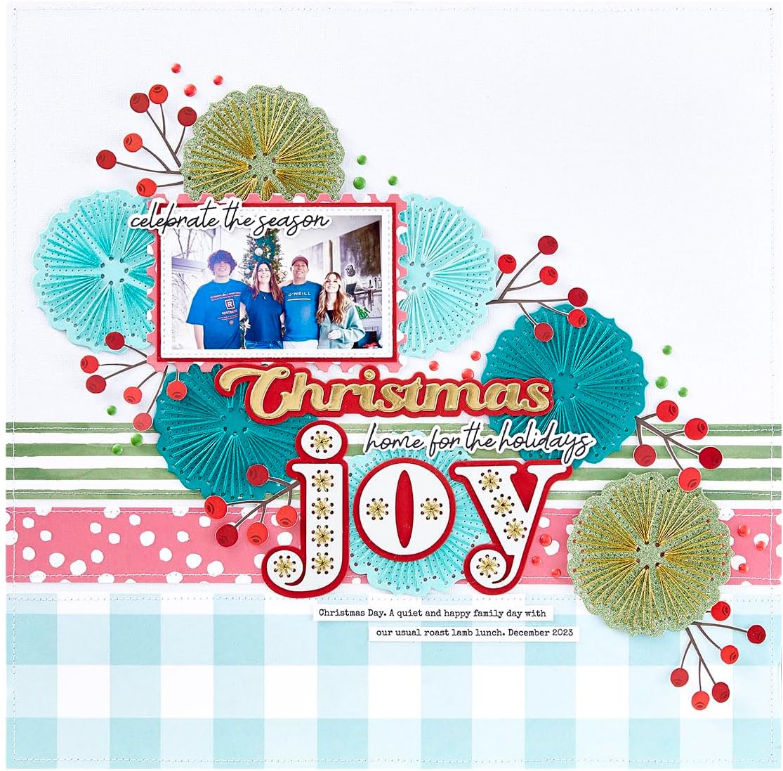 Spellbinders S3-520 Christmas & December Etched Dies from The Storytelling by Spellbinders Collection