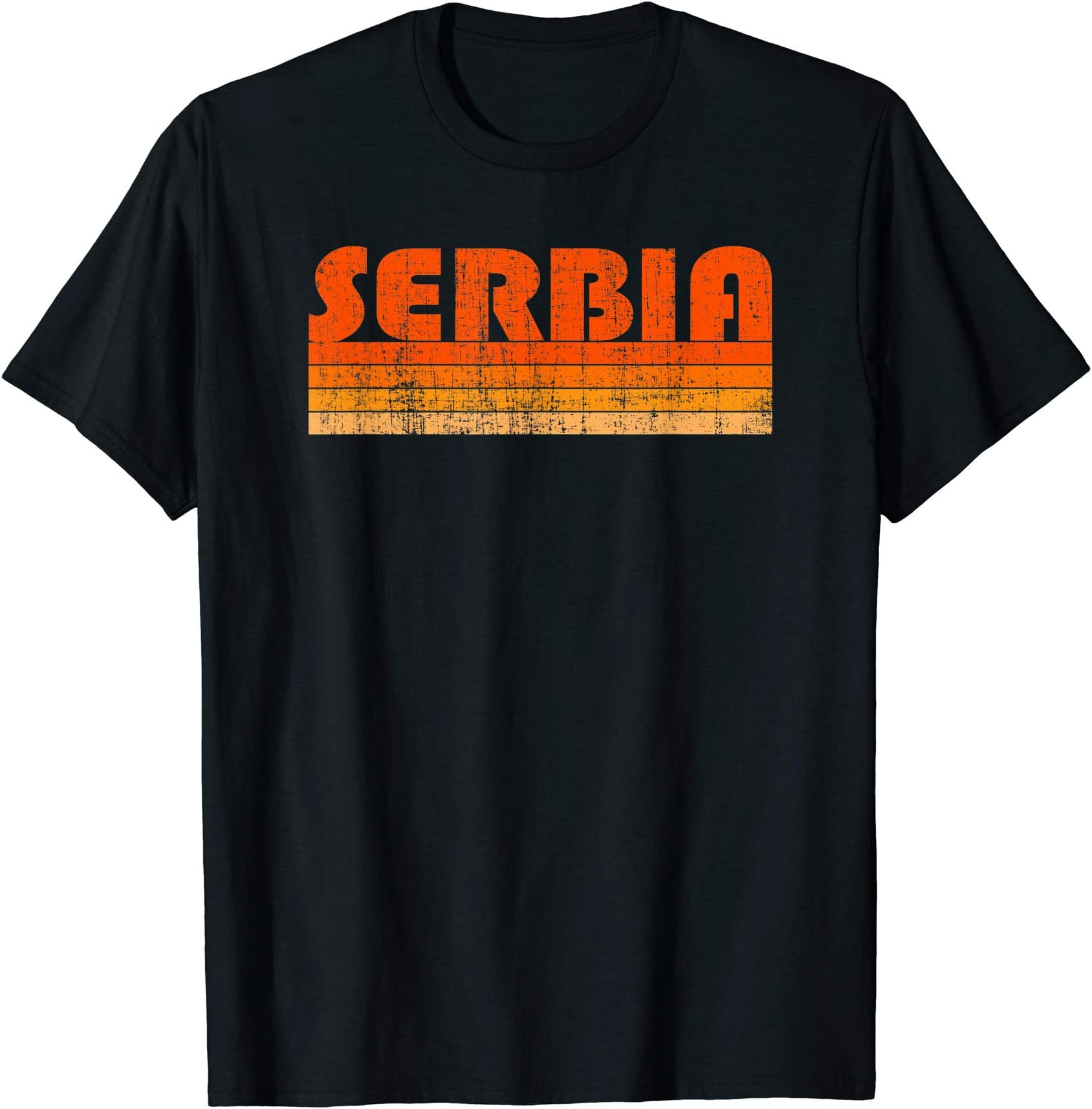 Cool Old School Grunge Apparel CompanyVintage Grunge Style Serbia T-Shirt