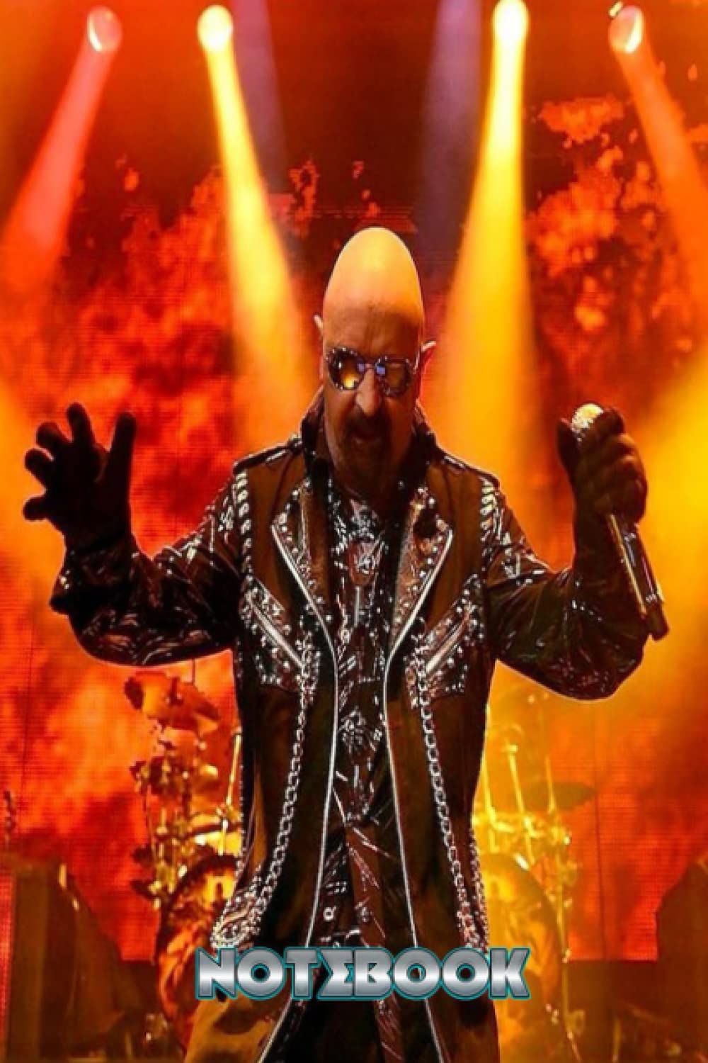 Notebook : Rob Halford Writing Lined Notebook Gift For Men Women Teens 100 College Ruled Pages Thankgiving Notebook #736