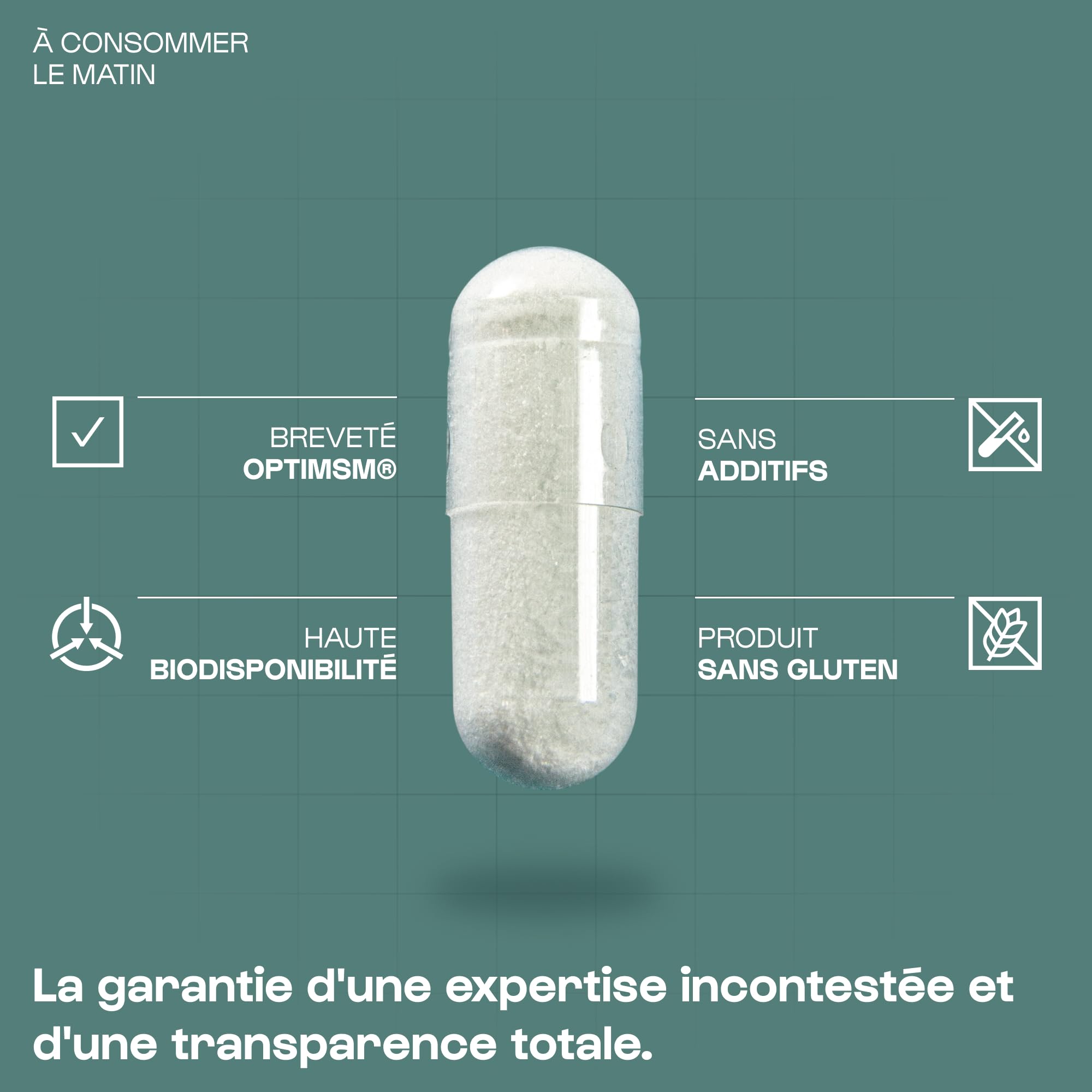Nutrimuscle - MSM - OptiMSM® (MéthylSulfonylMéthane) pur à 99% - 150 gélules - 3075 mg par dose - Riche en soufre organique - Forte biodisponibilité - Alternantive soufre en poudre