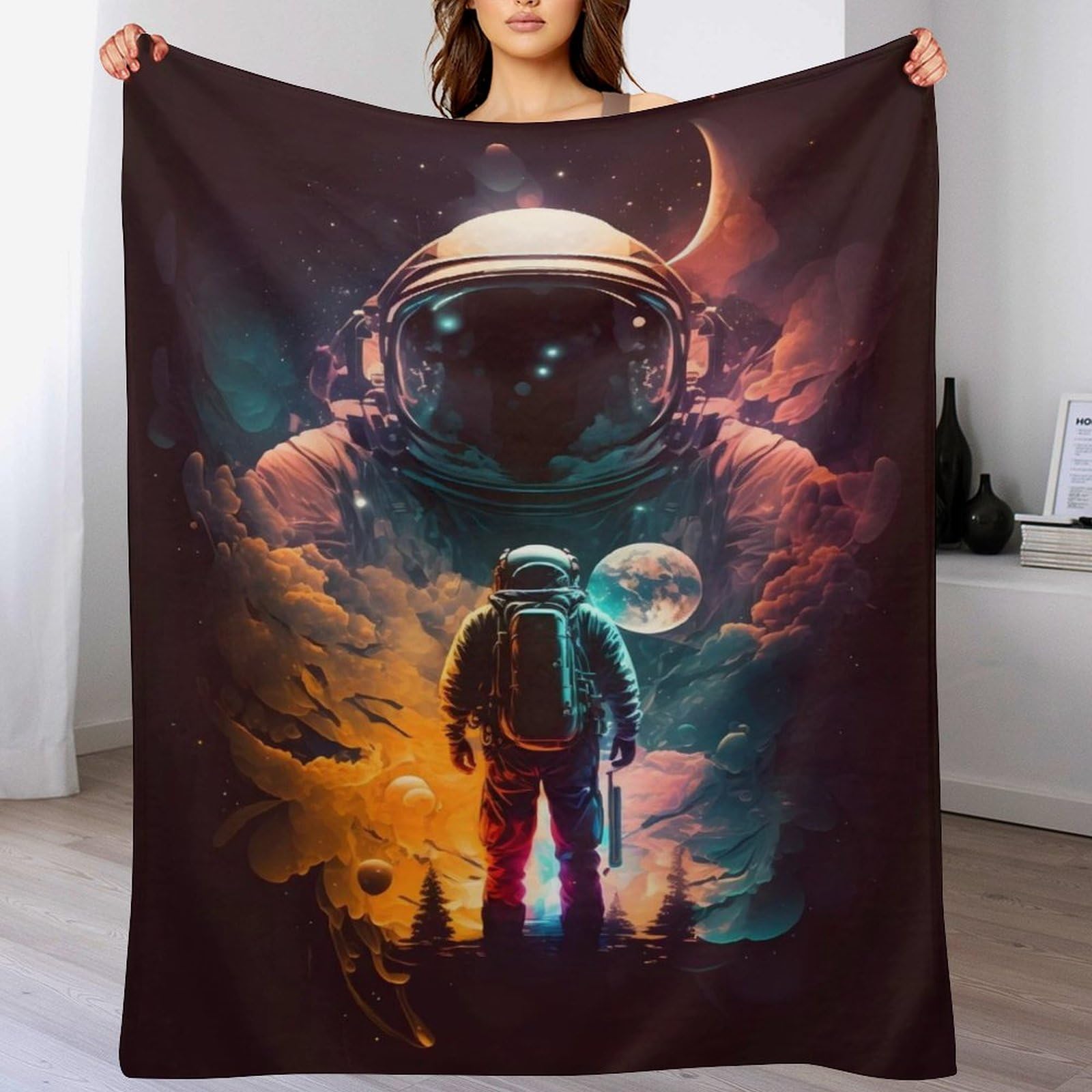 Couverture astronaute anti-poids et ultra douce pour apaiser le sommeil des enfants