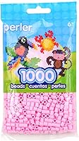 Vista 1 de Perler Cuentas fusibles para manualidades, 1000 unidades, rosa claro, pequeño
