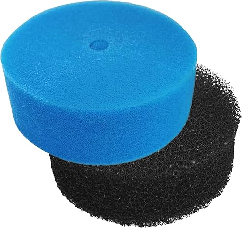 Paquete de 2 filtros gruesos y finos para 871980012549 032264 Aquanique almohadillas de filtro de repuesto para Qfp900 y Qfp1250Uv