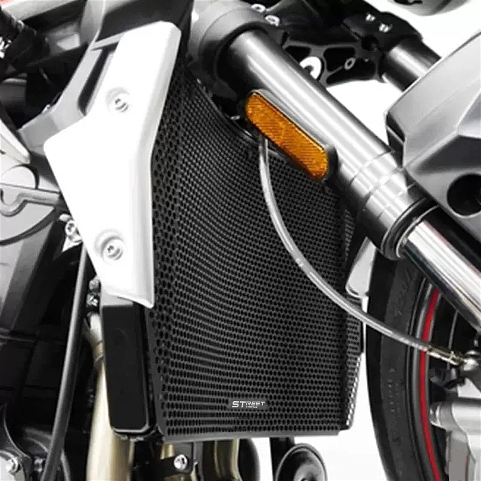 Accessoires de Moto Grille de radiateur Protection en Aluminium Compatible avec Street Triple 765 R/S/RS 765R 765S 765RS 2023-2024