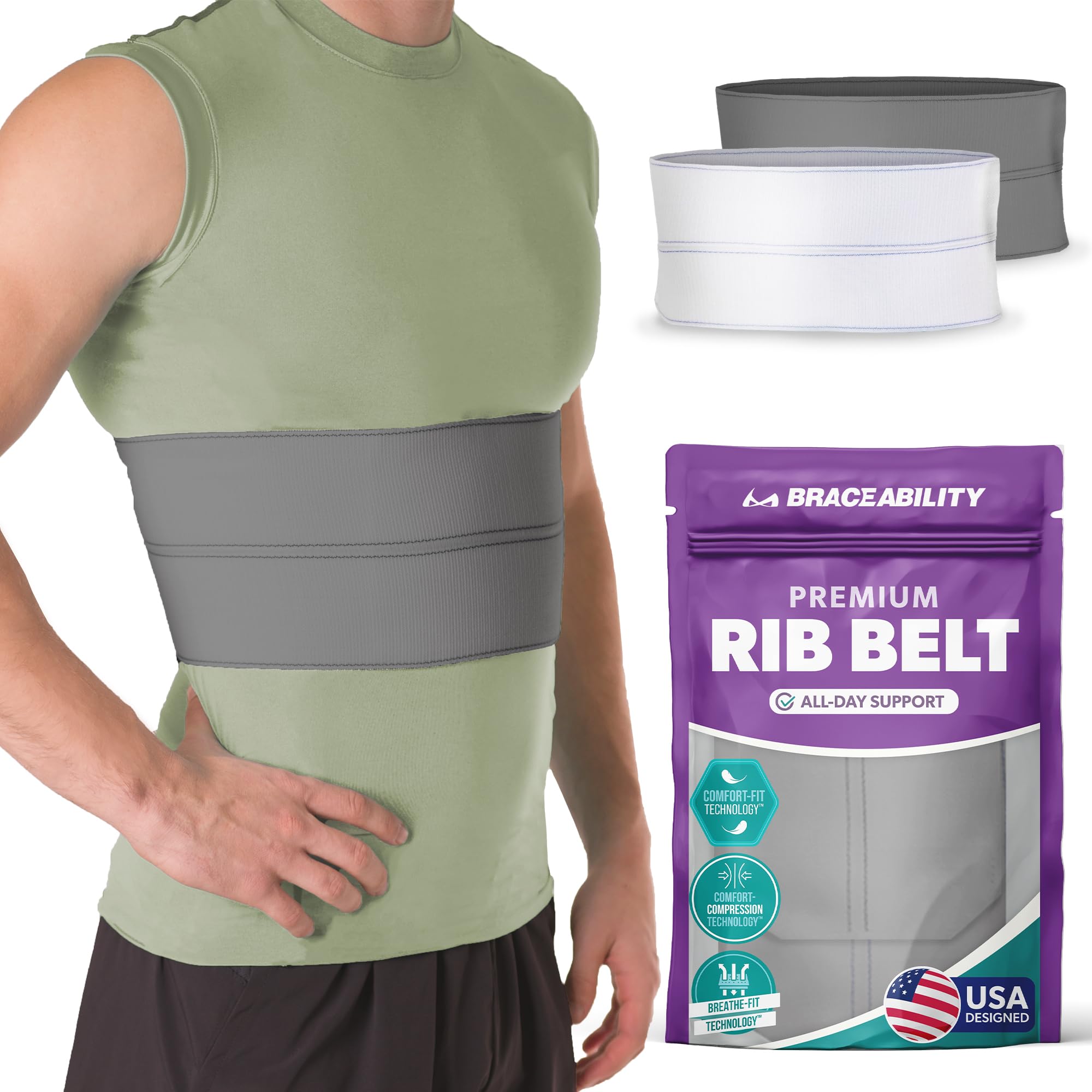 BraceAbility Broken Rib Brace