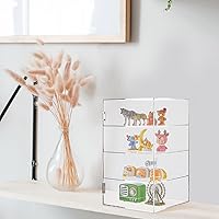 Vista 7 de Barydat Caja de exhibición de acrílico con llave de bloqueo, caja de exhibición de mostrador, vitrina de exhibición transparente, gabinete