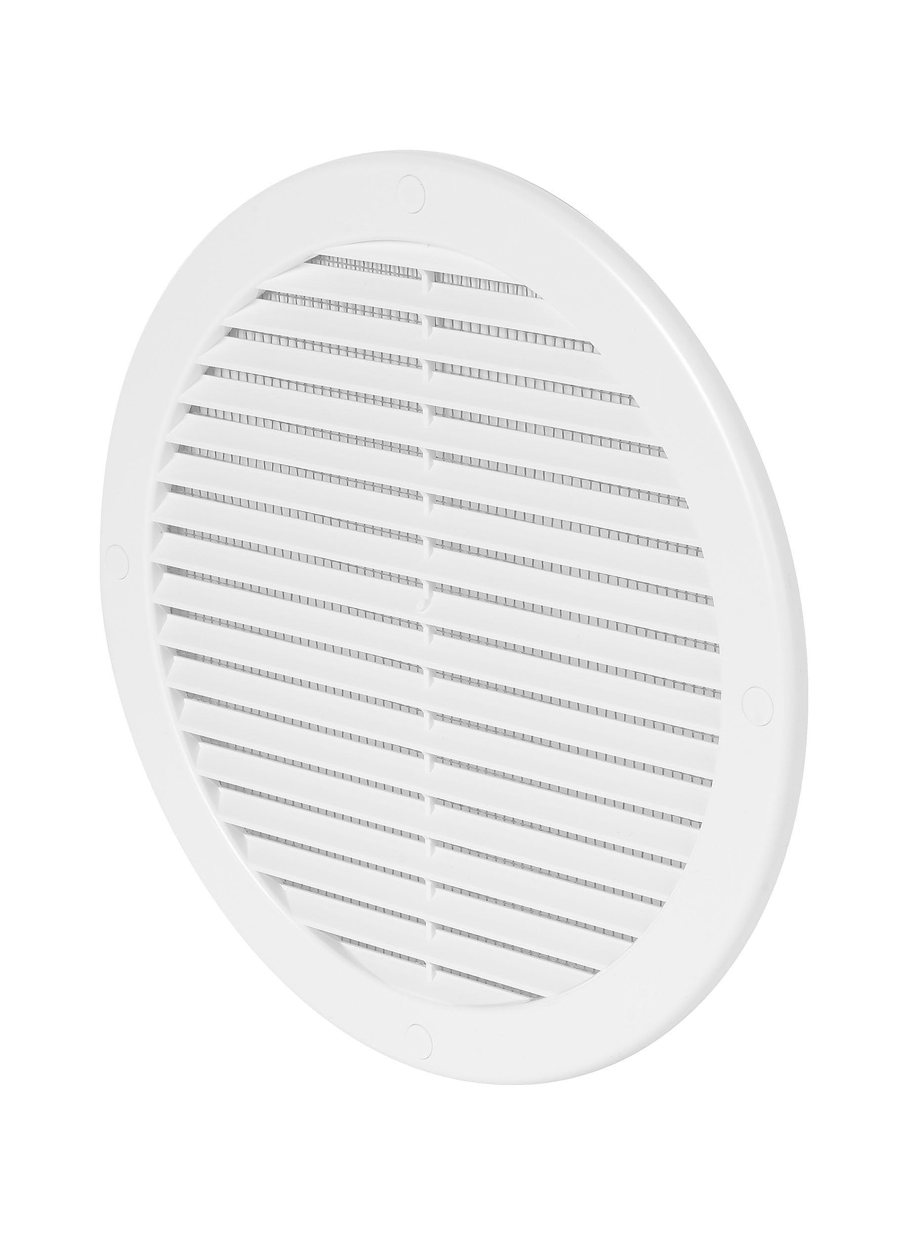 Awenta White Round Air Vent Grilles 100Mm 125Mm 150Mm 200Mm Ducting Ventilation Cover 200Mm With Fly Screen