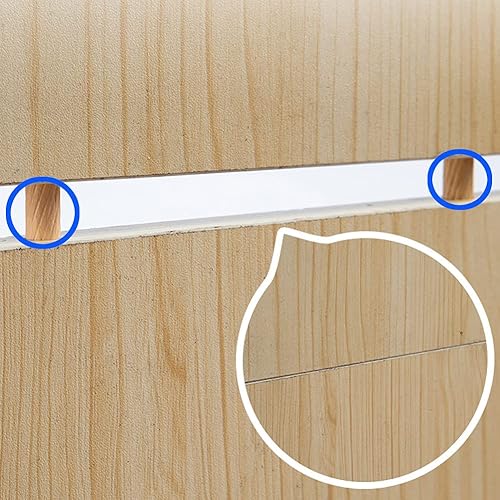 Miniatura 3 de Medsuo 21 piezas de tacos de madera surtidos M6 M8 M10 tacos estriados de madera dura para muebles, carpintería, artesanía, bricolaje (6mm 8mm 10mm)