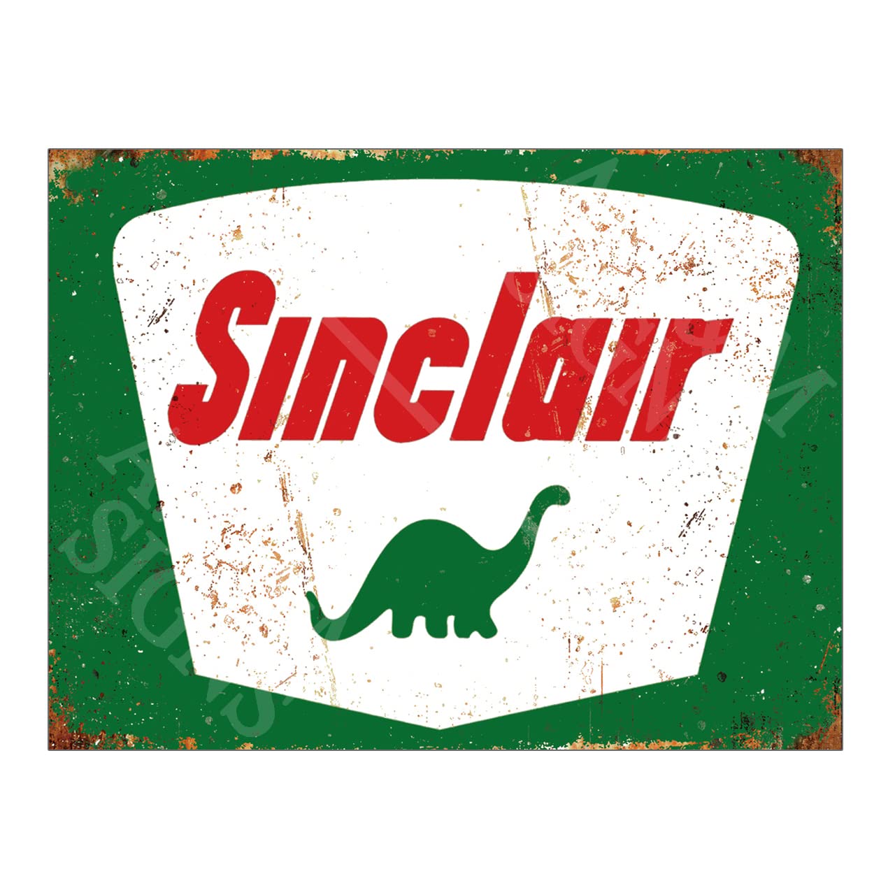 Garage Metal Sign Plaque Print Poster Retro Gift Dad Man Cave Shed Home Bar (Sinclair 10x8)