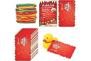 50 Pack Christmas Cruise Ship Rubber Duck Tags