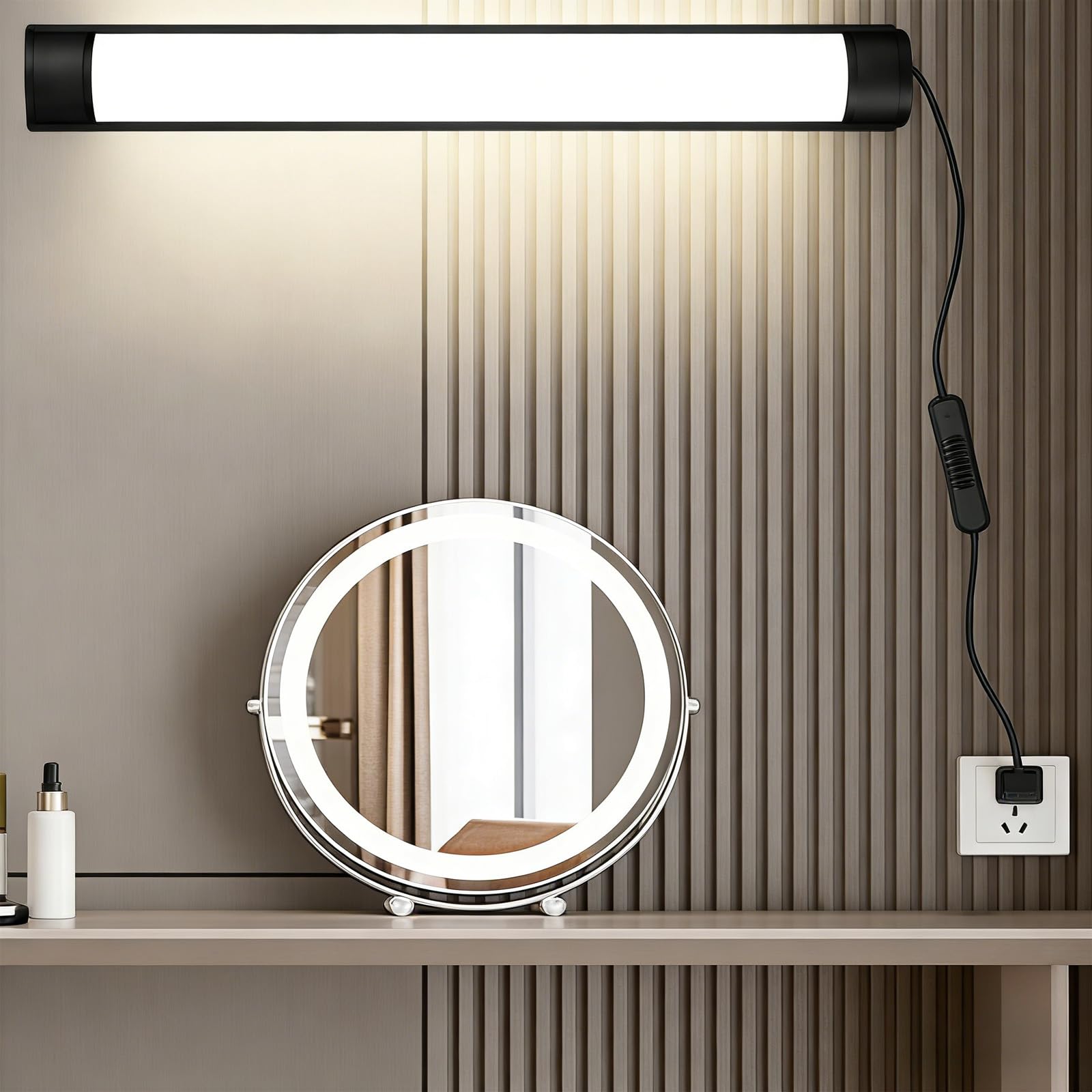 Apliques de pared interior LED de 90cm con enchufe e interruptor para salon 8