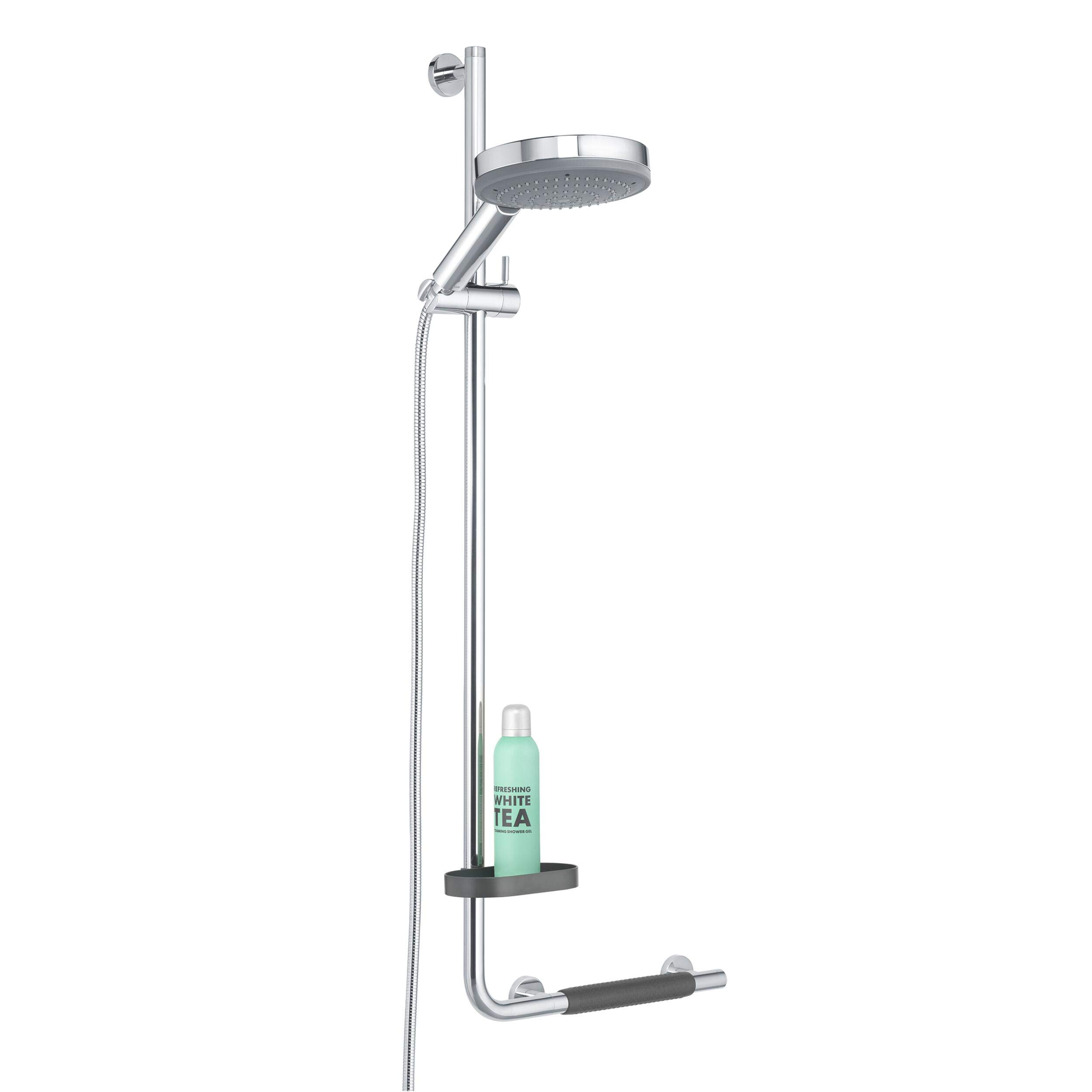 TIGER Boston Comfort & Safety Maniglione di Sicurezza, Acciaio (Inox Lucidato), 45,3 x 114 x 7,7 cm