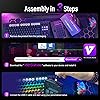 Treaslin N1 3-in-1 Stream Controller Deck,Professional Macro Keypad with 15 Animated LCD Keys,Knob&Display,Doubles as Numpad&Calculator for Streaming&Productivity(Win10+/Mac14.0+)-Black