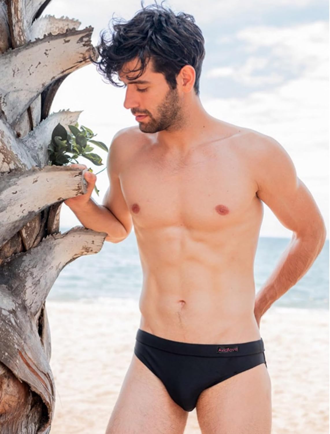 Avidlove Mens Bikini Underwear Low Rise Briefs Microfiber Underpants 4 Pack - Image 3