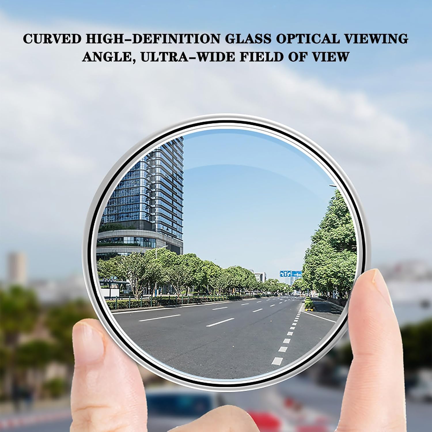 2pcs Blind Spot Car Mirror for Porsche Boxster Cayman Carrera Taycan 360° Rotate Convex Rear View Mirrors Reversing Auxiliary Blind Looking-Glass Car Mirror Accessories