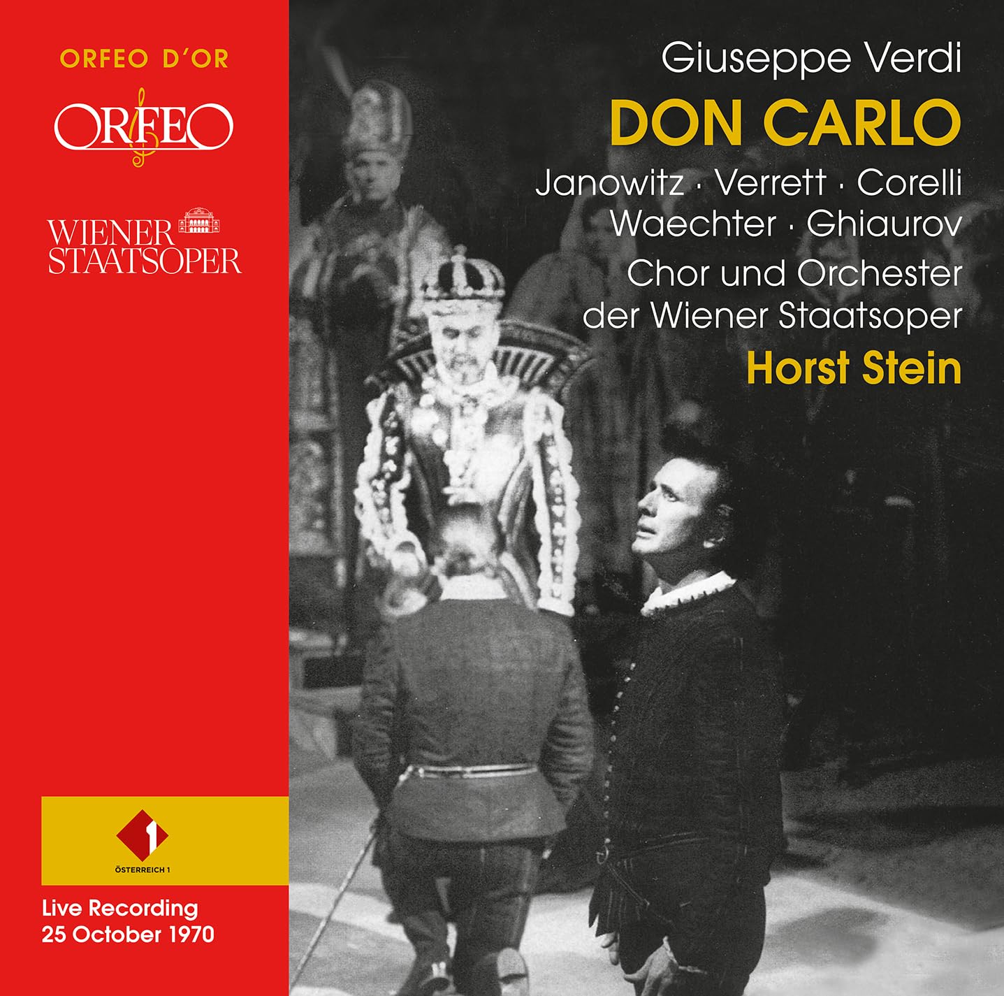 Opéra Don Carlo de Verdi - Édition Collector avec Gundula Janowitz