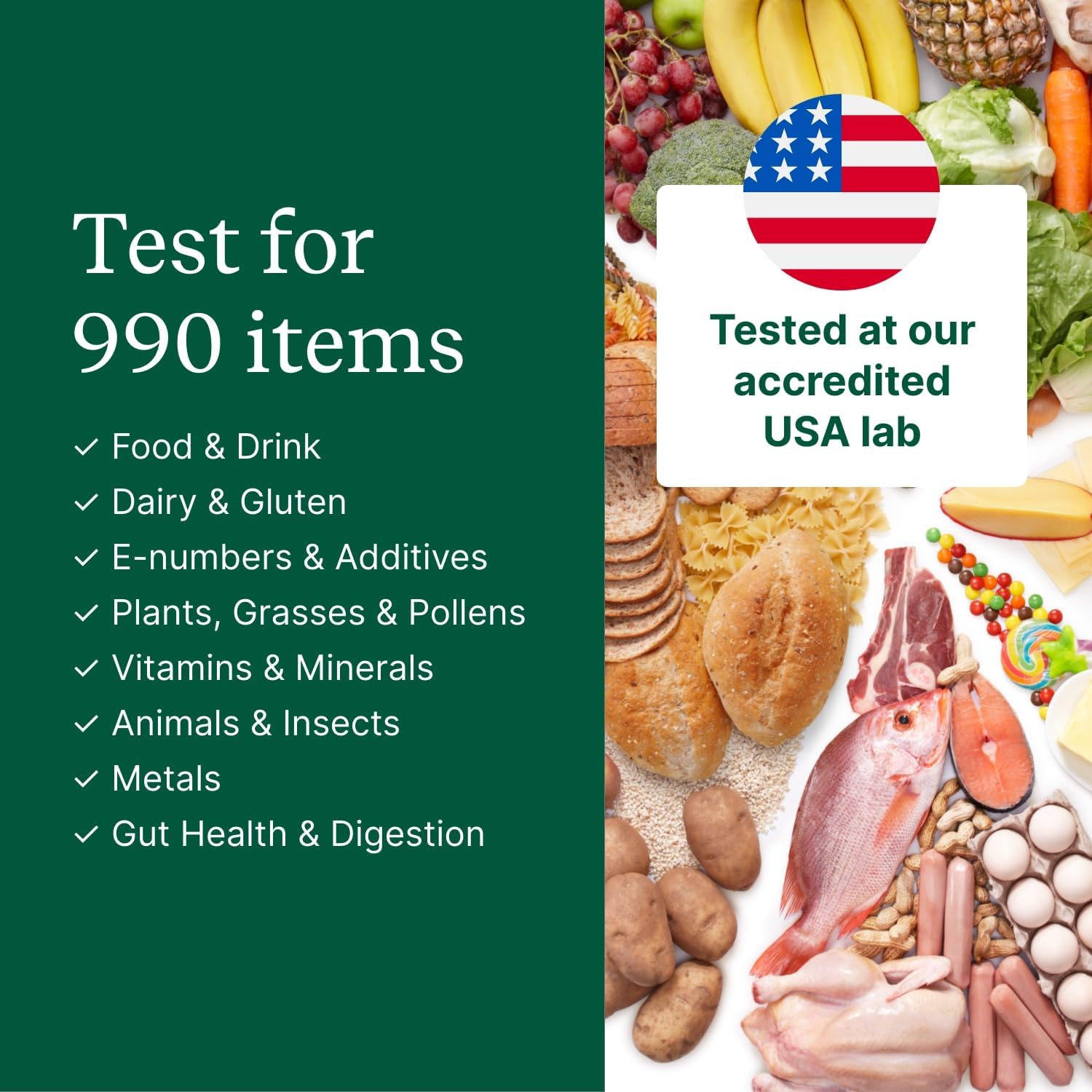 Check My Body Health 990 Items Complete Food Sensitivity Test Kit for Adults and Kids – Non-Invasive Food Intolerance Test Kit – at-Home Hair Sample Bioresonance Testing with Results in 3–5 Days - Image 4