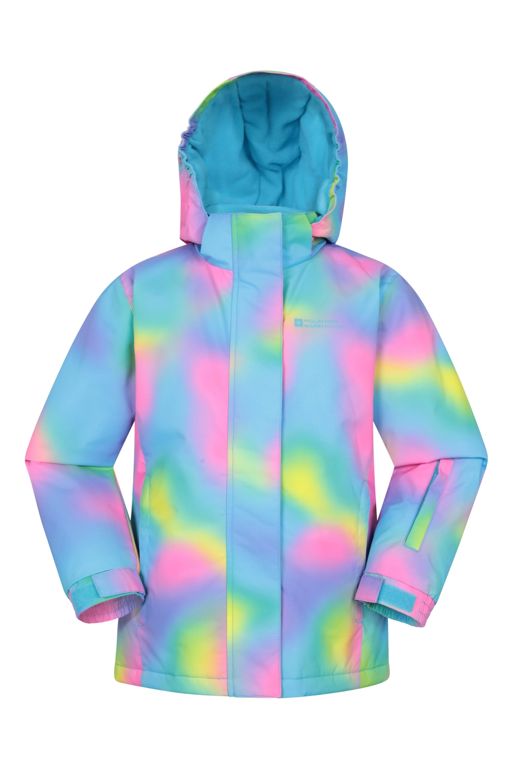 Kids Printed Ski Jacket & Pant Set - Bright Pink
