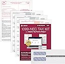 Adams 1099 NEC Forms 2025, 3-Part Kit for 30 Recipients, Includes 30 Envelopes, 3 1096 Forms, QuickBooks Compatible, eFile Access and Printing Through Adams Tax Forms Helper Software (1017230)