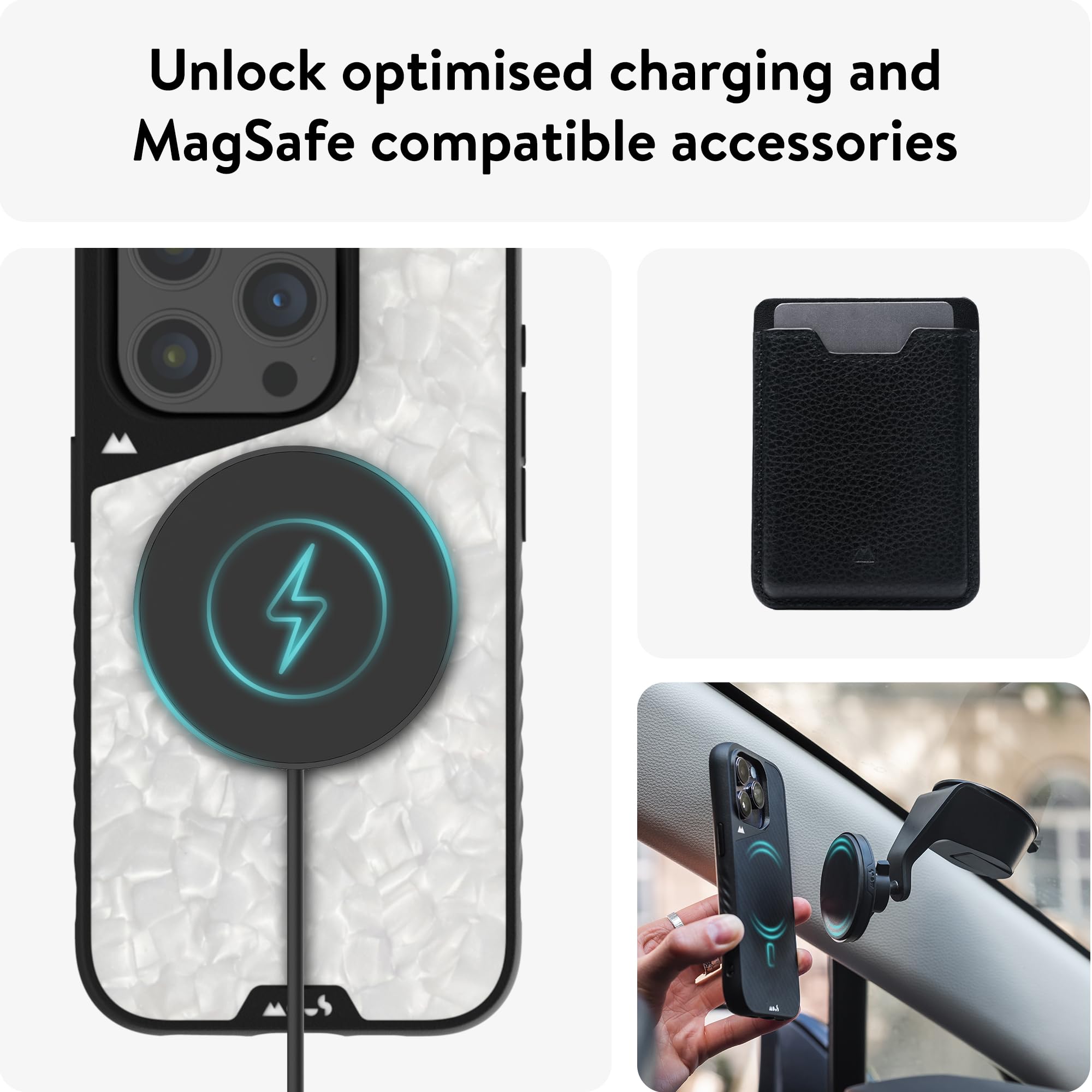 iPhone - maharo Amazon.com: Mous for iPhone 15 Pro Case MagSafe Compatible