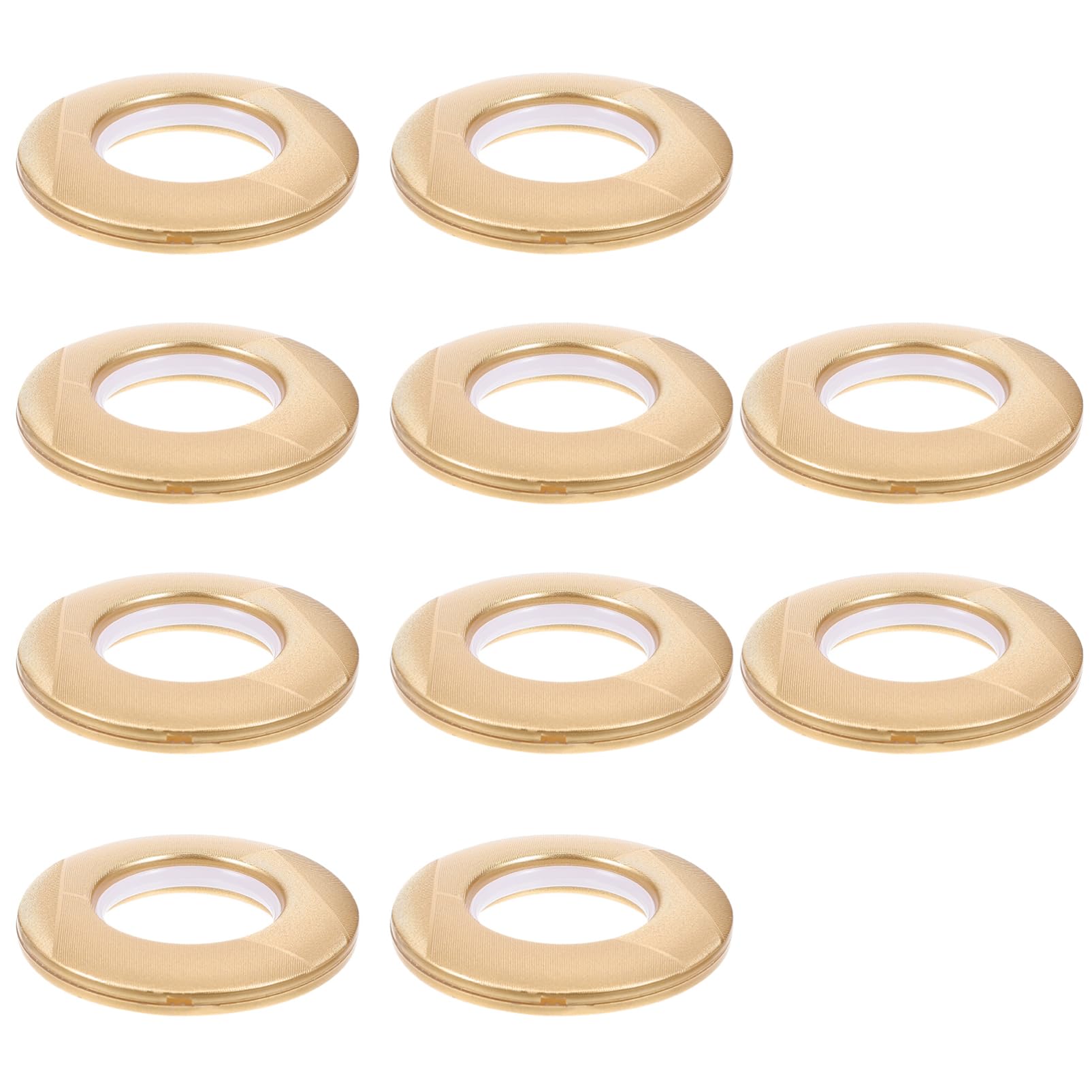 Anillo de hebilla de plástico Amosfun para cortinas romanas con enganche suave de 80 uds