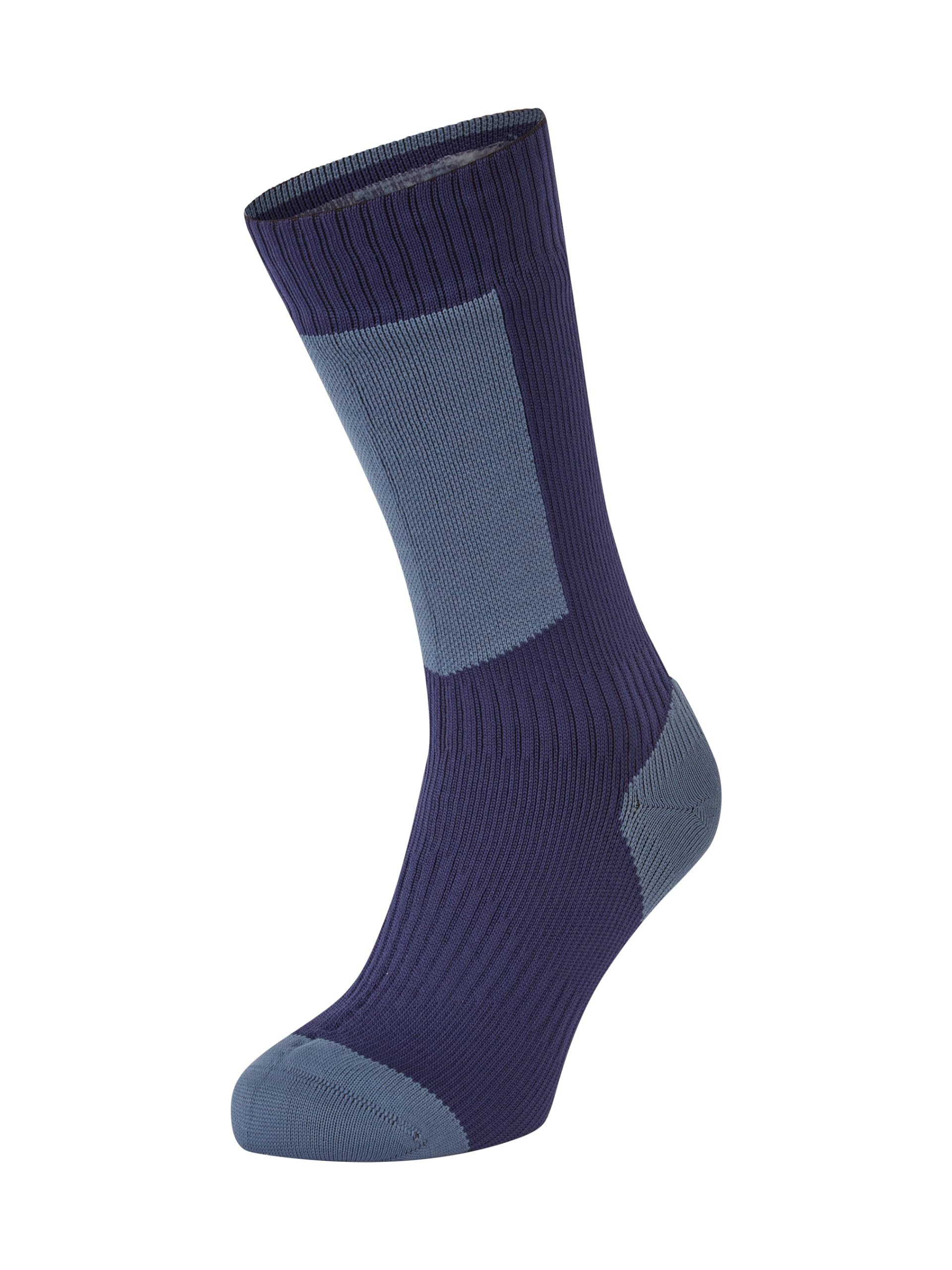 Sealskinz Women's Blue Waterproof Cold Weather Mid Length Socks, Medium