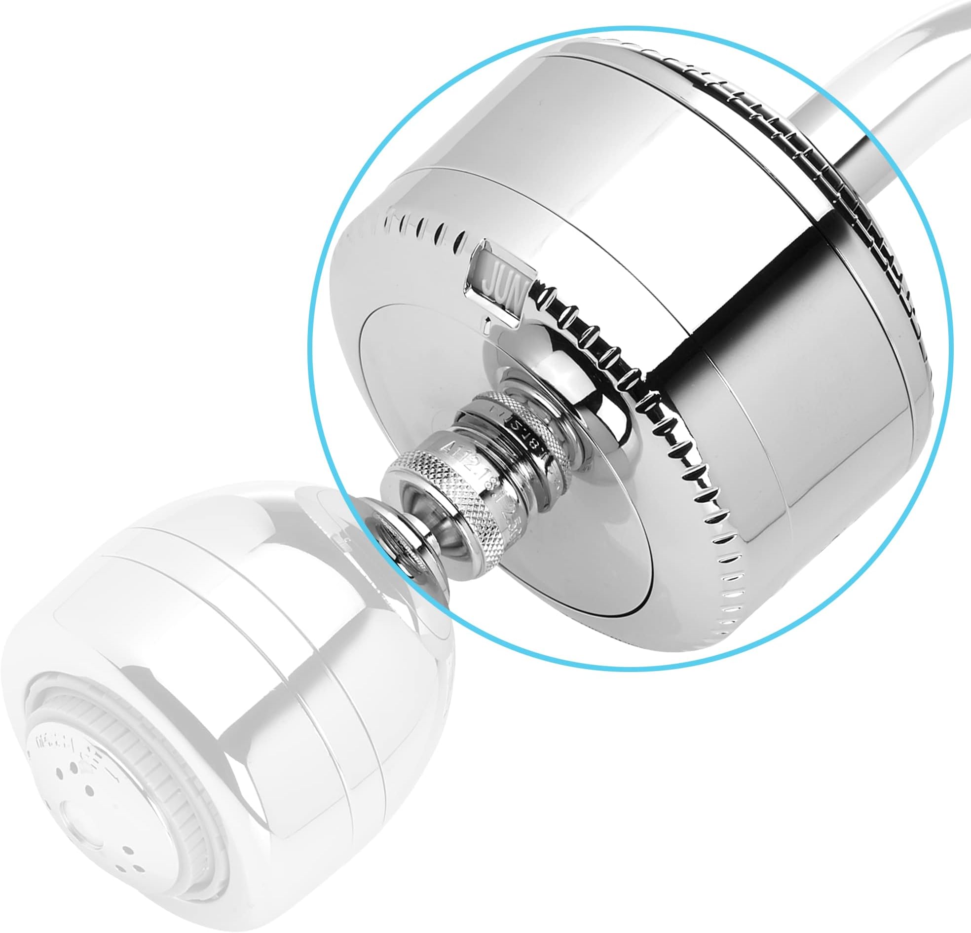 Sl Cm Slim Line Universal Shower Filter, Chrome Model: Sl Cm