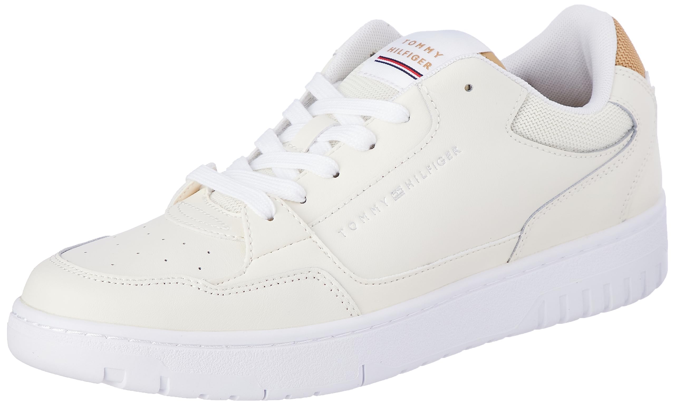 Tommy Hilfiger TH Basket Core Leather Fm0fm04693, Zapatilla con Suela Cupsole Hombre