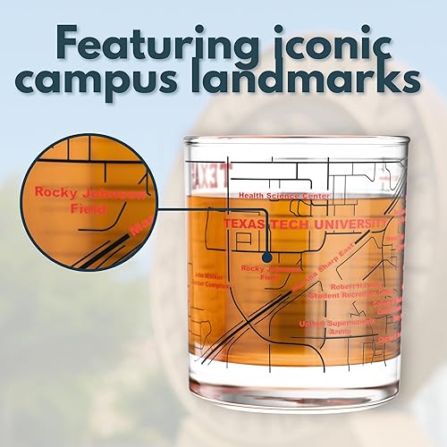 Miniatura 172 de Juego de vasos de whisky de la Universidad de Virginia Occidental (2 vasos de bola baja) – Contiene logotipo de West Virginia Mountaineers a todo