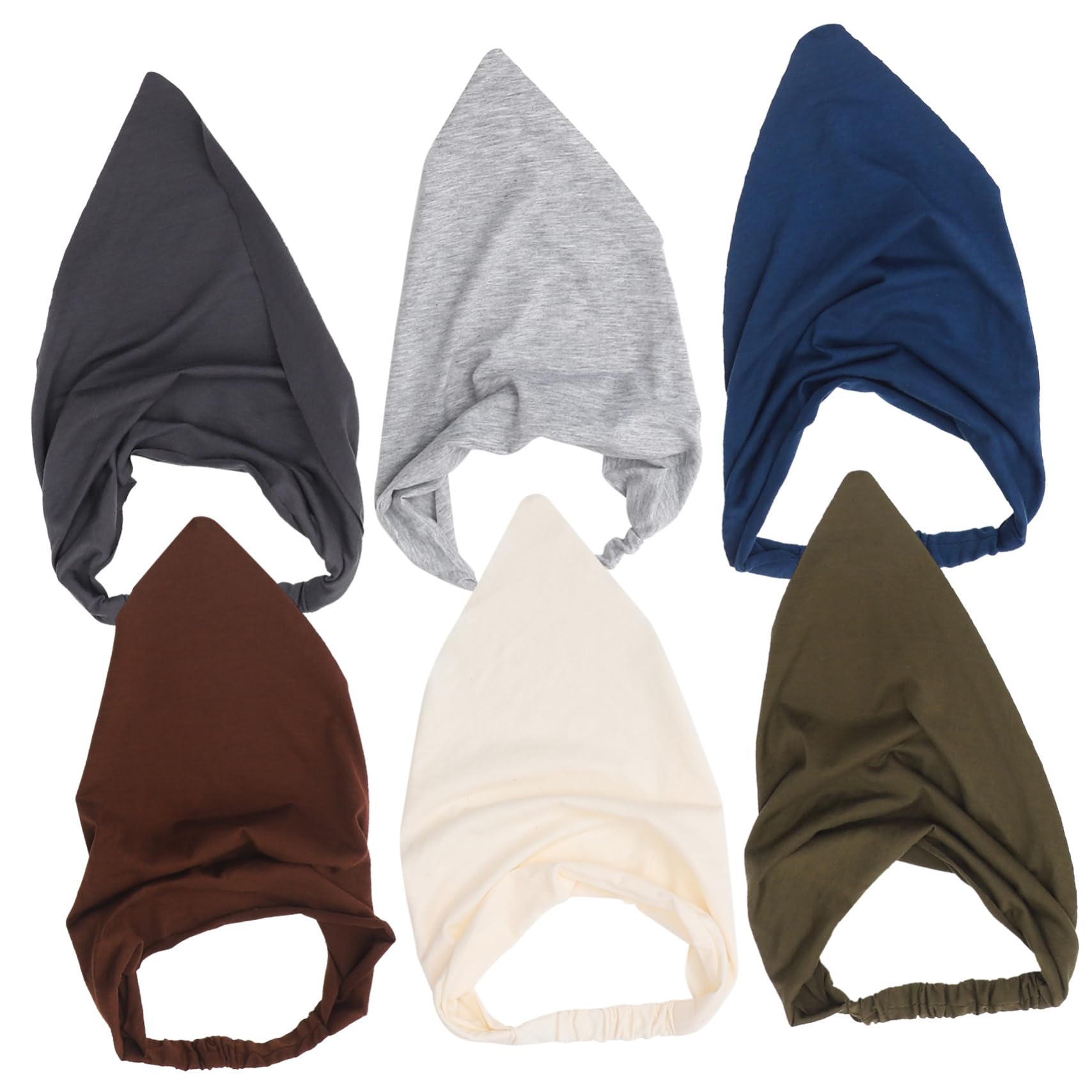 TOYANDONA Pañuelos De Pelo Elásticos Mujeres De Colores Bandanas Triangulares Antideslizantes Accesorios De Moda Niñas Y Adultas