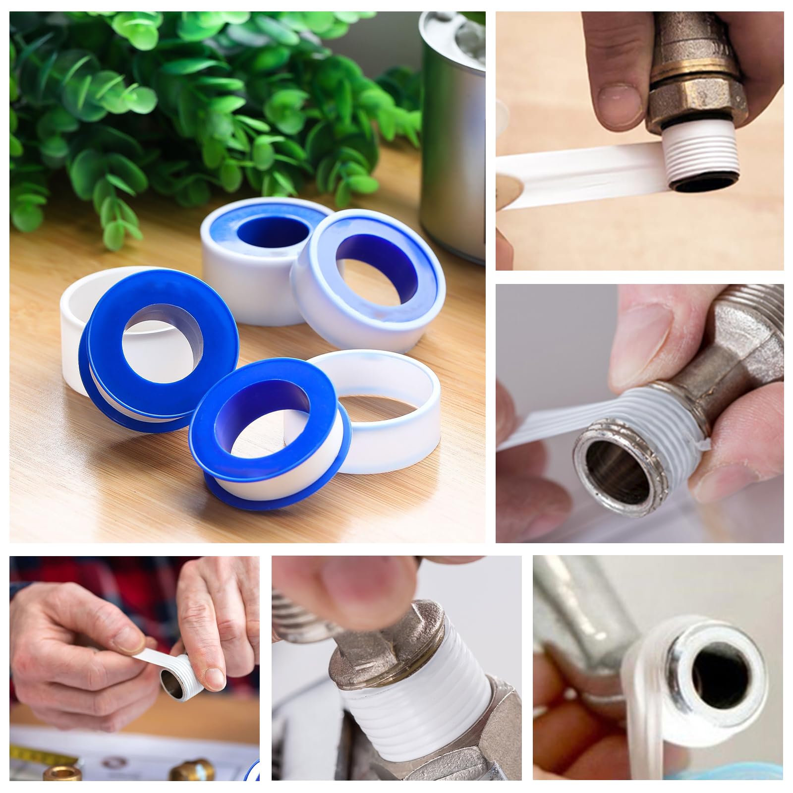 Teflontape, gastape, rol van 10 meter - www