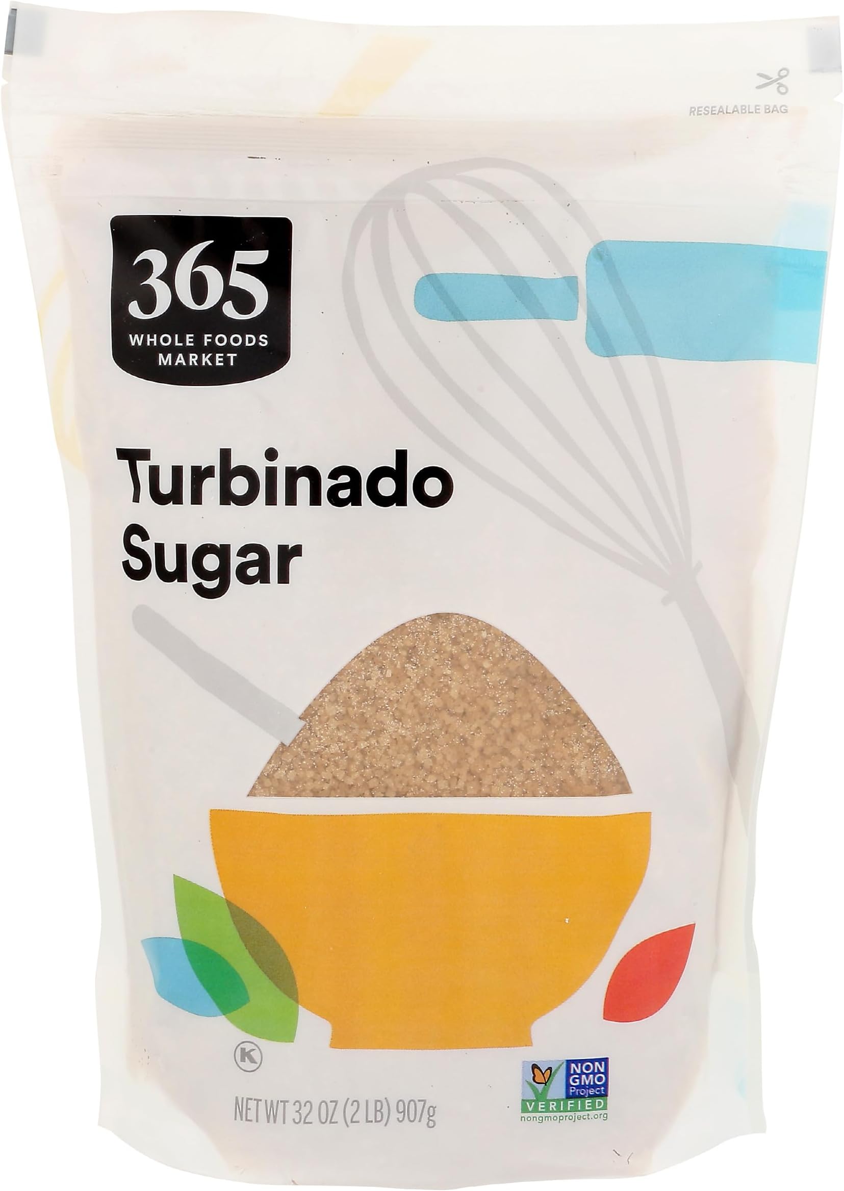 365 by Whole Foods Market, Turbinado Sugar, 32 Ounce