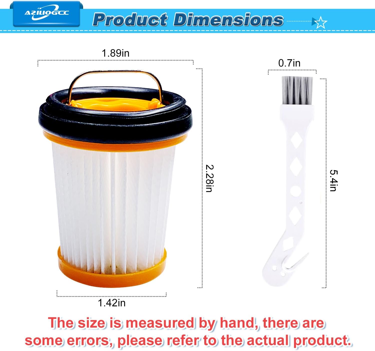 Wandvac Filter Replacement for Shark WV201 ION W1 XHFWV200 Handheld Vacuum image 3